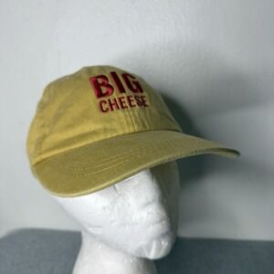 Murray's Big Cheese Mustard Yellow Strapback Hat Cap Adjustable Adam's Brand